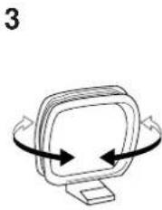 YAMAHA TX492RDS - Connecting the AM loop antenna - 3
