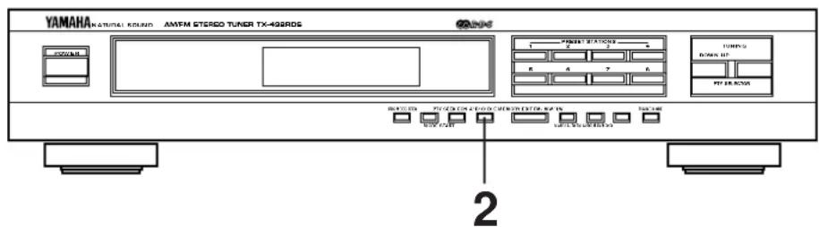 YAMAHA TX492RDS - Making this unit call a program of your desired program type automatically when its broadcast starts - 1
