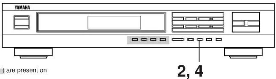YAMAHA TX492RDS - EXCHANGING PRESET STATIONS - 1