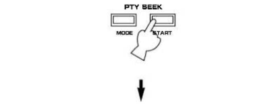 YAMAHA TX492RDS - Calling a program of your desired program type from among preset RDS stations (PTY SEEK) - 4