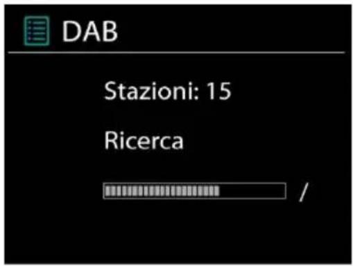 Soundmaster IR43DAB - Scansione stazioni radio - 1