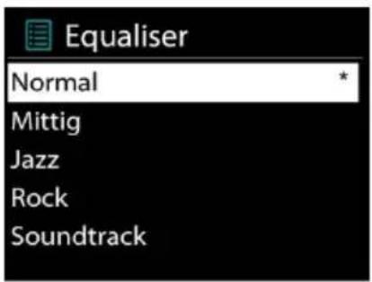 Soundmaster IR43DAB - Equalizer - 1
