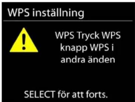 Soundmaster IR43DAB - WPS krypterat nätverk - 1