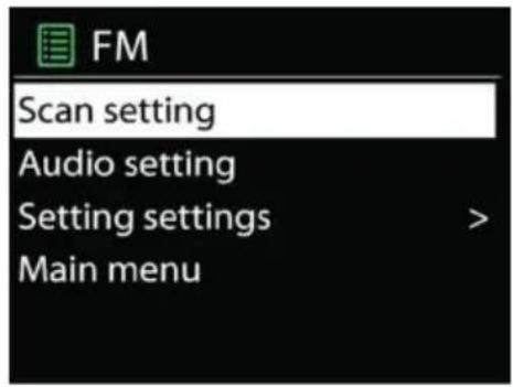 Soundmaster IR43DAB - Innstillinger - 1