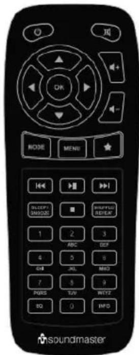 Soundmaster IR43DAB - Fjernkontroll - 1