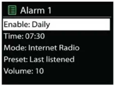Soundmaster IR43DAB - Alarm - 1