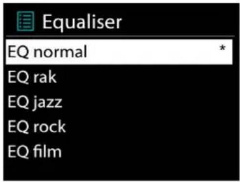 Soundmaster IR43DAB - Equalizer - 1