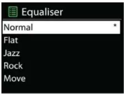 Soundmaster IR43DAB - Equaliser - 1