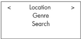 < Location > Genre Search