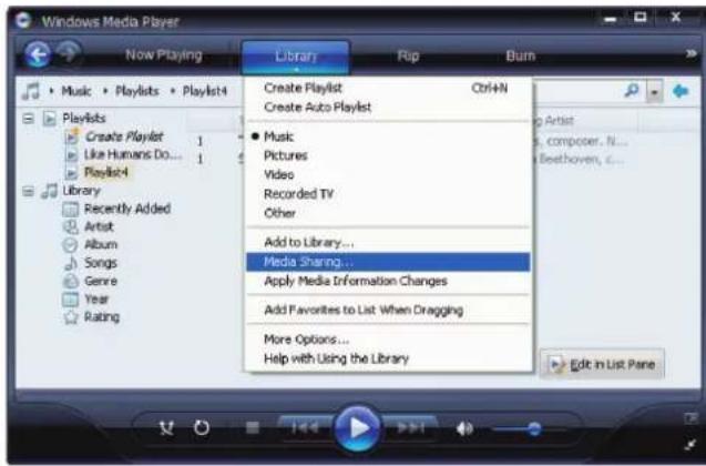 ROTEL RT12 - Impostazione di un Server UPnP nel PC - 1