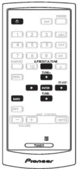 PIONEER FF6J - Mémoire de préréglage automatique - 1