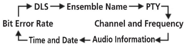 PIONEER FF6J - Switching the DAB information display - 1