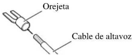 Orejeta Cable de altavoz