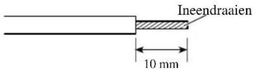 Ineendraaien 10 mm