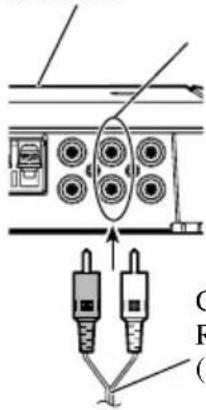 Diagram showing electrical connections with labeled components and a note indicating 'C R' (see)