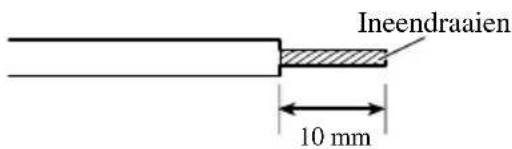 Ineendraaien 10 mm