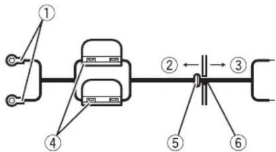 PIONEER GMD8500M - 1Positionnezlefidelabatteriedu compartment du moteur jusqu'à l'intérieur duvehicule. - 1