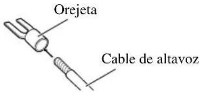 Orejeta Cable de altavoz