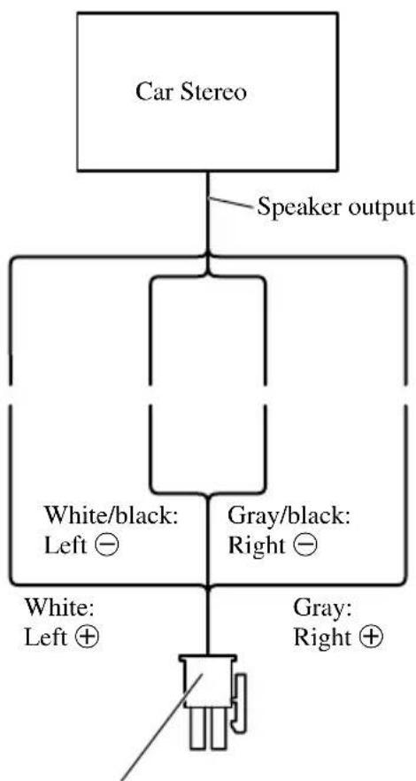 PIONEER GM3100 - Using the Speaker Input - 1