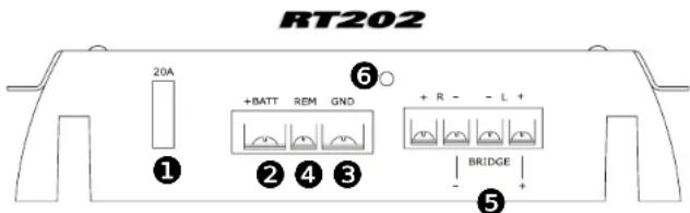 MTX Audio RT202 - Diagrama de la placa de salida - 1