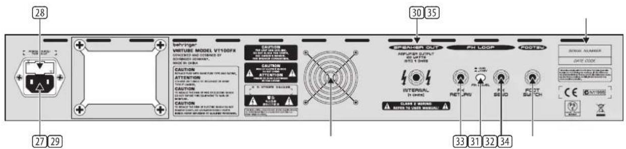 BEHRINGER VT250FX - Section Maitre MASTER - 1