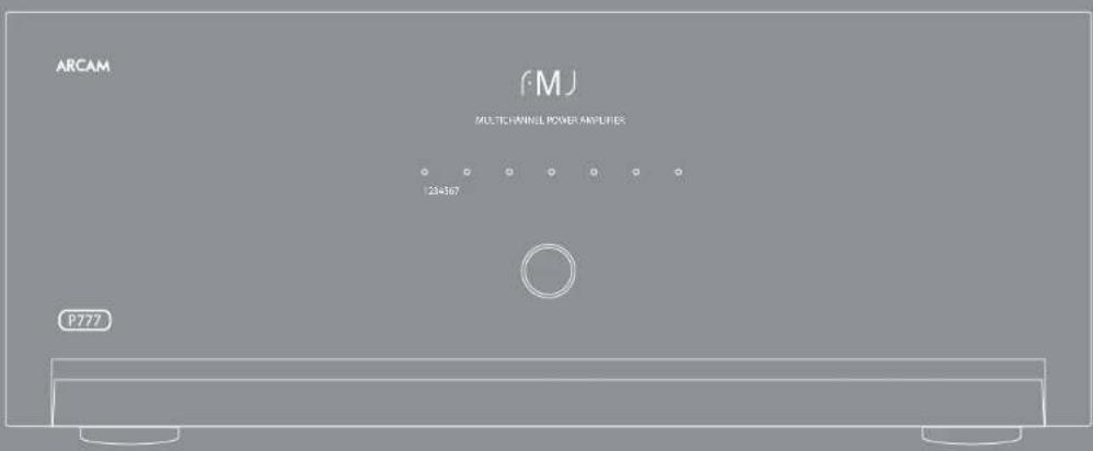 ARCAM FMJ P777 - MANUEL Amplificateur de Puissance Multicanaux - 2