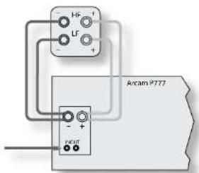 ARCAM FMJ P777 - Dubbele bedrading - 1