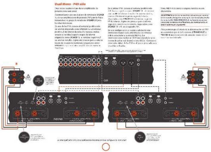 ARCAM FMJ P49 - Modo puenteado - P49 sólo - 3