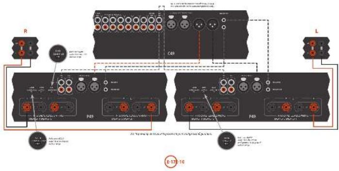 ARCAM FMJ P49 - Bridged mode - P49 only - 1