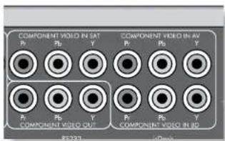 ARCAM FMJ AVR360 - Connecteurs video composante/ RGB - 1