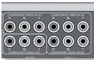 ARCAM FMJ AVR360 - Conectores de video por Componentes/RGB - 1