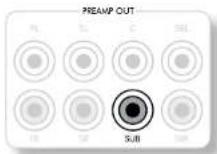 ARCAM FMJ AVR360 - Conectar los subwooferers - 1