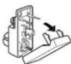 YAMAHA RXV630RDS - Ohm/300 Ohm antenna-adapter (Model voor het V.K.) - 1