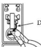 YAMAHA RXV630RDS - Ohm/300 Ohm antenna-adapter (Model voor het V.K.) - 3