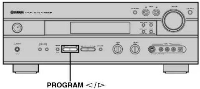 YAMAHA RXV630RDS - ■Selección de PRO LOGIC II - 1