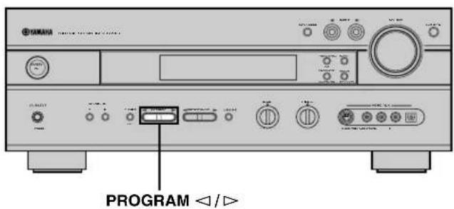 YAMAHA RXV630RDS - ■Selezione di PRO LOGIC II - 1