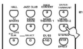 YAMAHA RXV630RDS - Z Wahlen Sie ein DSP-Programm, wenn gewünscht. - 2