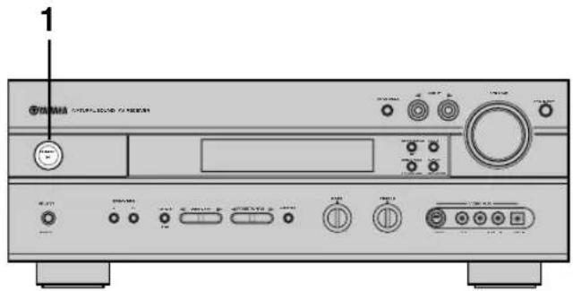 YAMAHA RXV630RDS - Conexión de la alimentación - 1