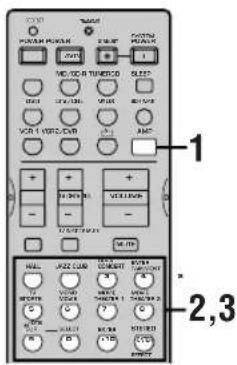 YAMAHA RXV630RDS - Selección de un programa de camino de sonido - 2