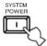 YAMAHA RXV630RDS - Press STANDBY/ON (SYSTEM POWER on the remote control) to turn on the power. - 3