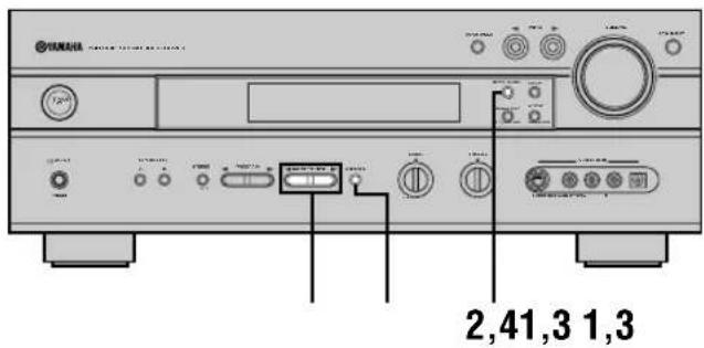 YAMAHA RXV630RDS - Intercambio de emisoras preajustadas - 1