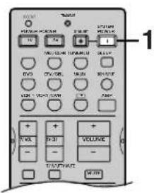 YAMAHA RXV630RDS - Einschalten der Stromversorgung - 2