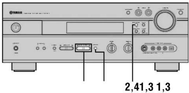YAMAHA RXV630RDS - Austauschen von Festsendern - 1