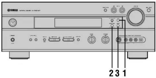 YAMAHA RXV630RDS - ■Mise en mémoire automatique des fréquences de station FM - 1