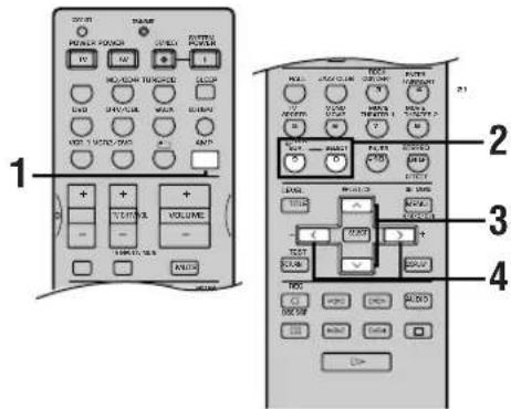 YAMAHA RXV630RDS - Att andra parameterinstallingarna - 1