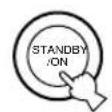 YAMAHA RXV630RDS - Druk op STANDBY/ON (SYSTEM POWER op de afstandsbediening) om dit toestel aan te zetten. - 1