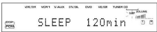 YAMAHA RXV630RDS - Die SLEEP-Taste - 3