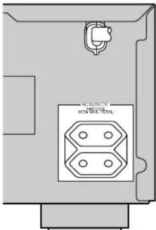 YAMAHA RXV630RDS - Anschluß der Netzkabel - 1