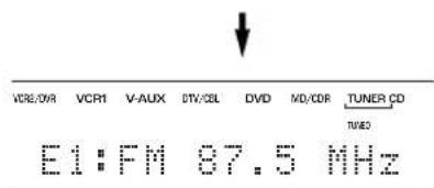 YAMAHA RXV630RDS - Pulse PRESET/TUNING  (PRESET / en el mando a distancia) para seleccionar una numero de emisora preajustada (1 a 8). - 4
