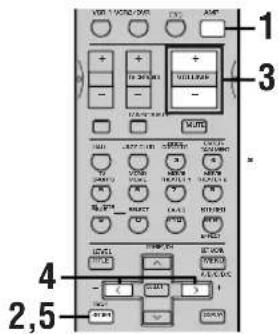 YAMAHA RXV630RDS - Utilisation du signal d'essay - 2